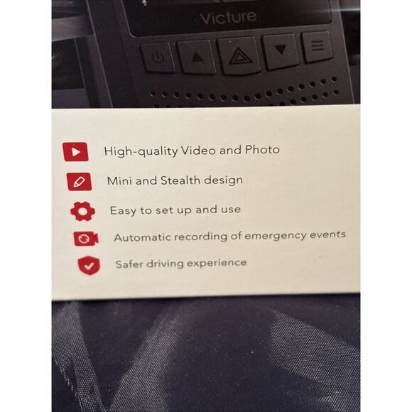 Mini 1080P Car DVR Camera Dash Cam Collision Detection, Colored Display, Parking - Picture 7 of 9